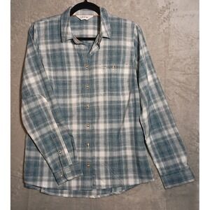 Orvis Women's Small Plaid Lightweight Button‎ Down Long Sleeve Shirt Casual Top